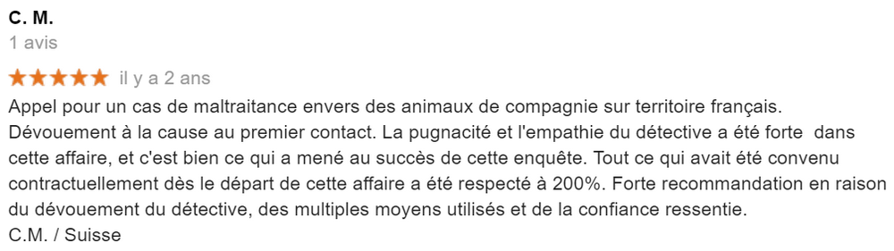 geneve suisse cm cliente animaux